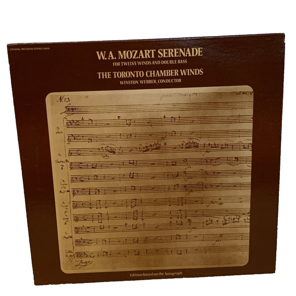 Serenade For Twelve Winds And Double Bass (Vinyl, 1981) Crystal S646 VG+ LP